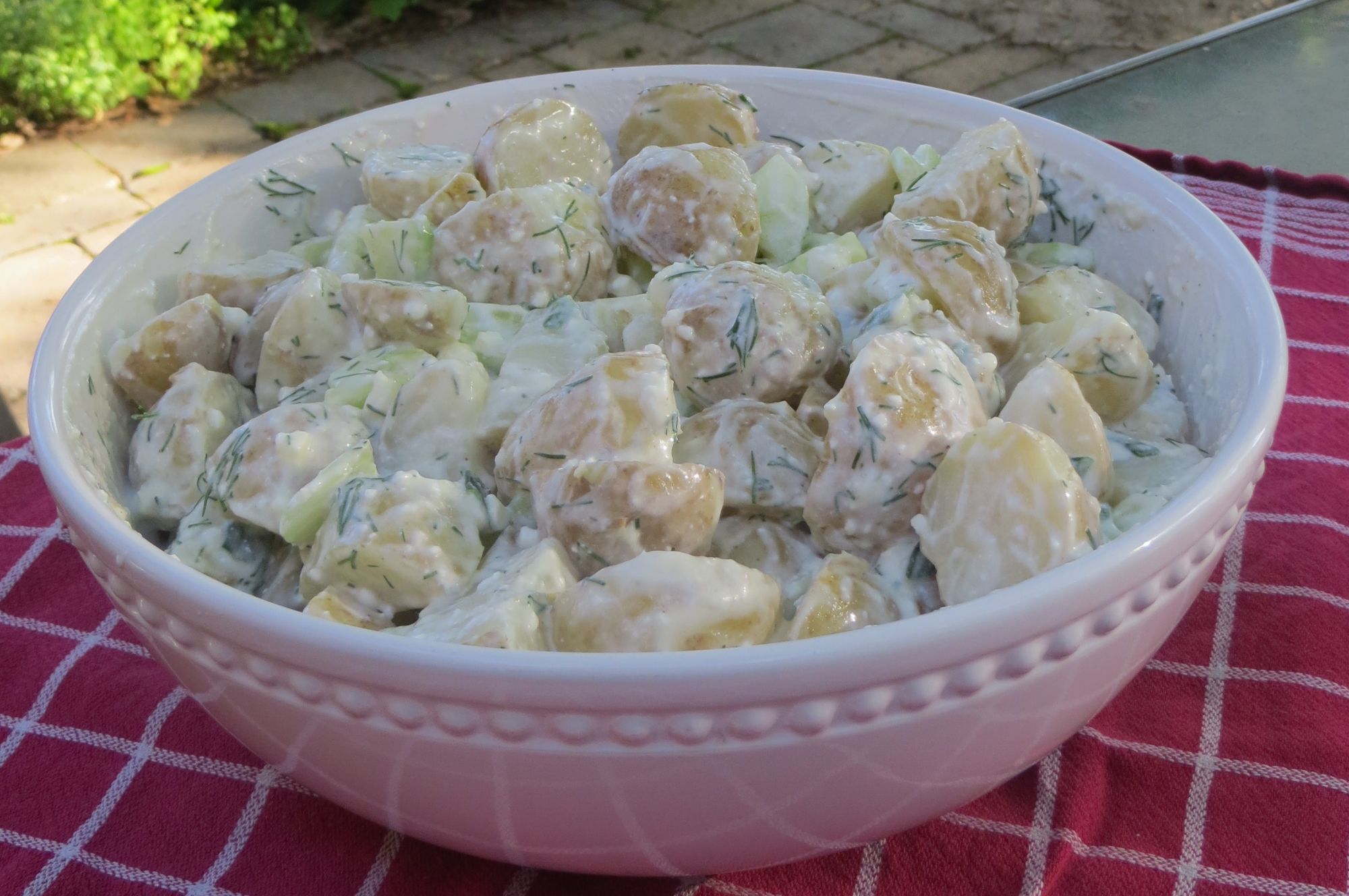 Potato, Cucumber and Dill Salad