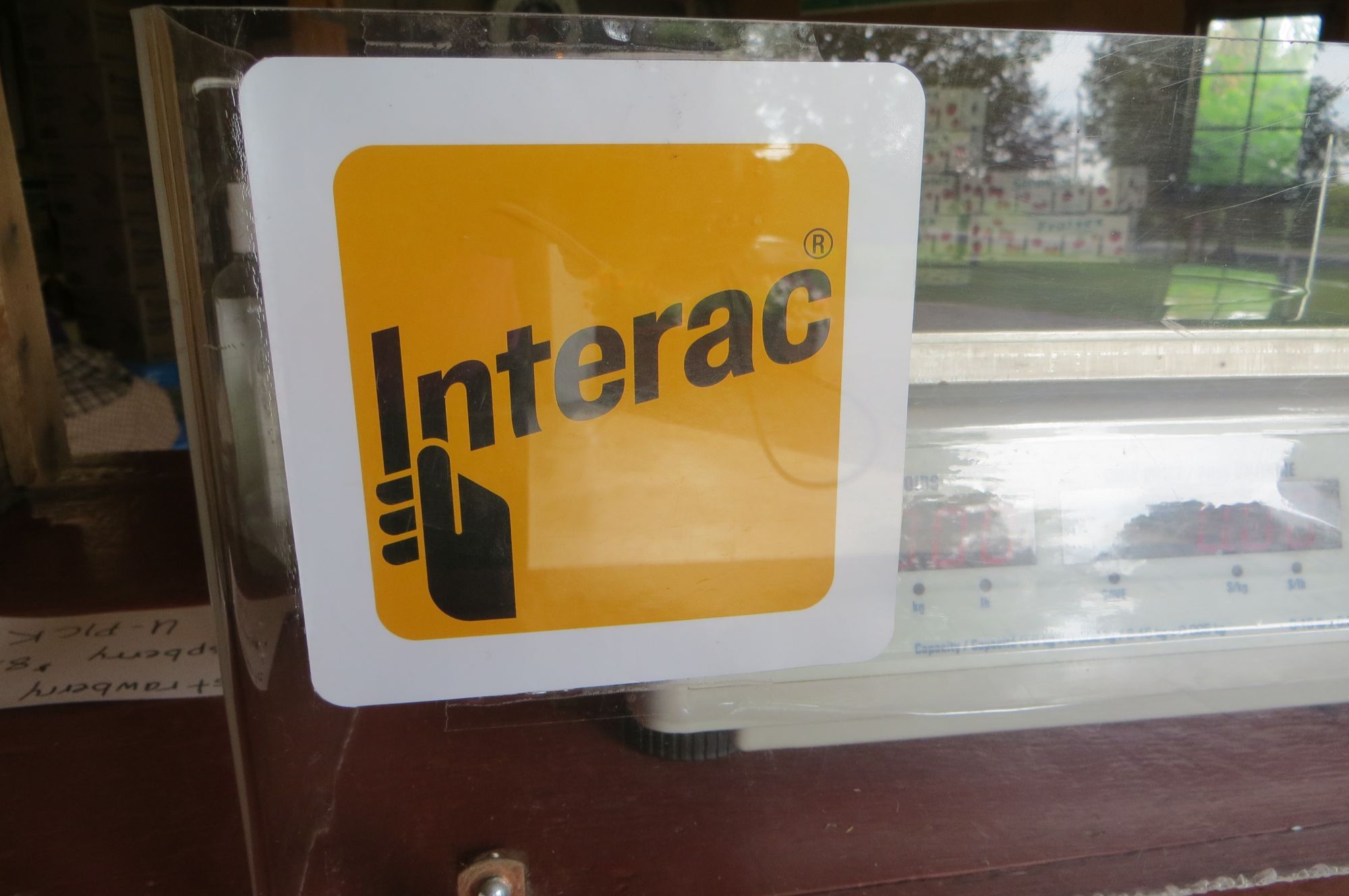 Interac now accepted at the farm – Dentz Orchards and Berry Farm Inc.